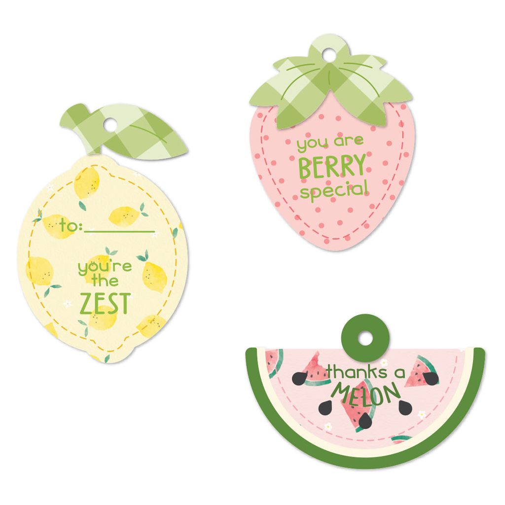 Lawn Fawn Tiny Tay Sayings: Fruit Clear Stamps lf3171 fruity samples