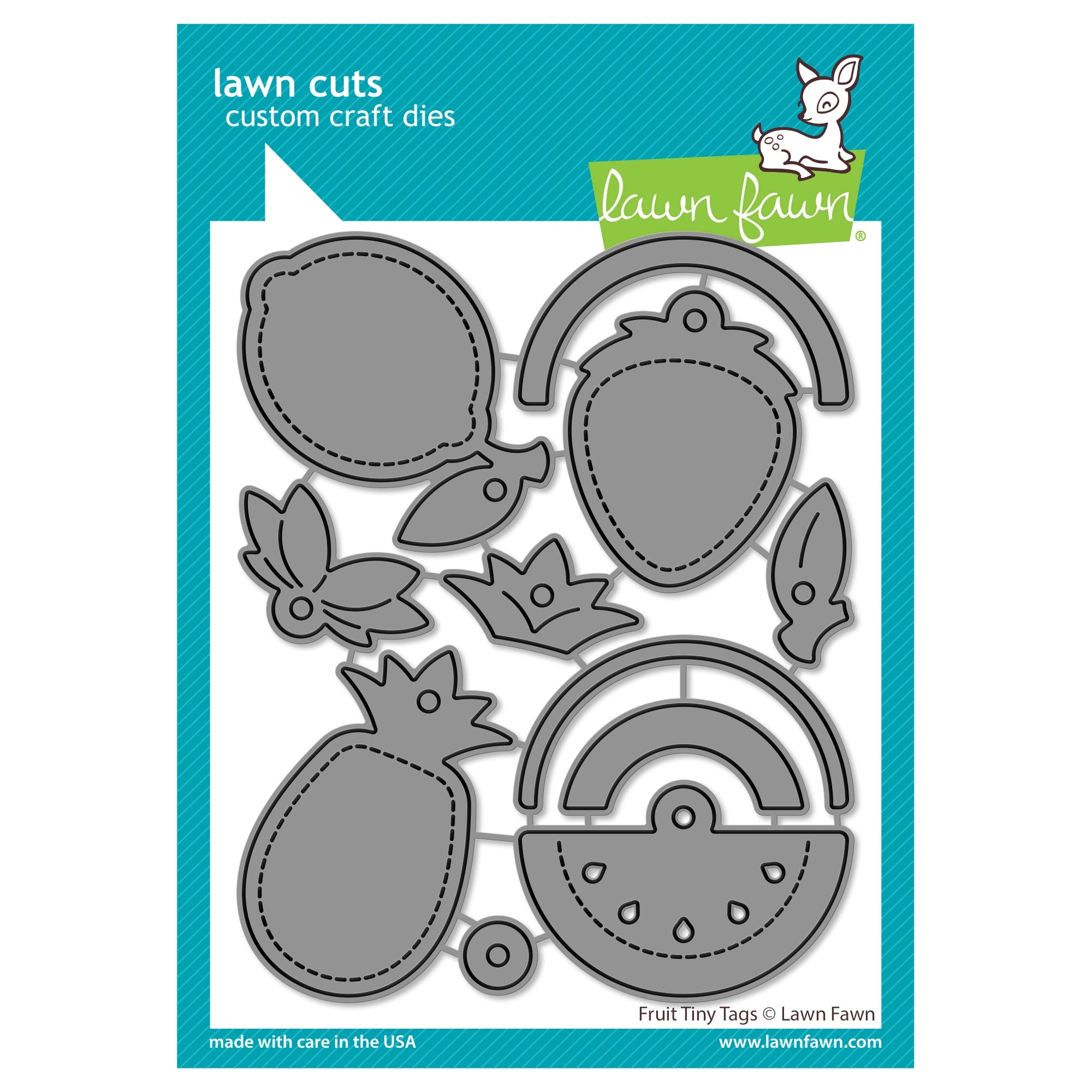 Lawn Fawn Fruit Tiny Tags Dies lf3172