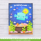 Lawn Fawn Tiny Gift Box Anglerfish Add-On Die lf3184 light up