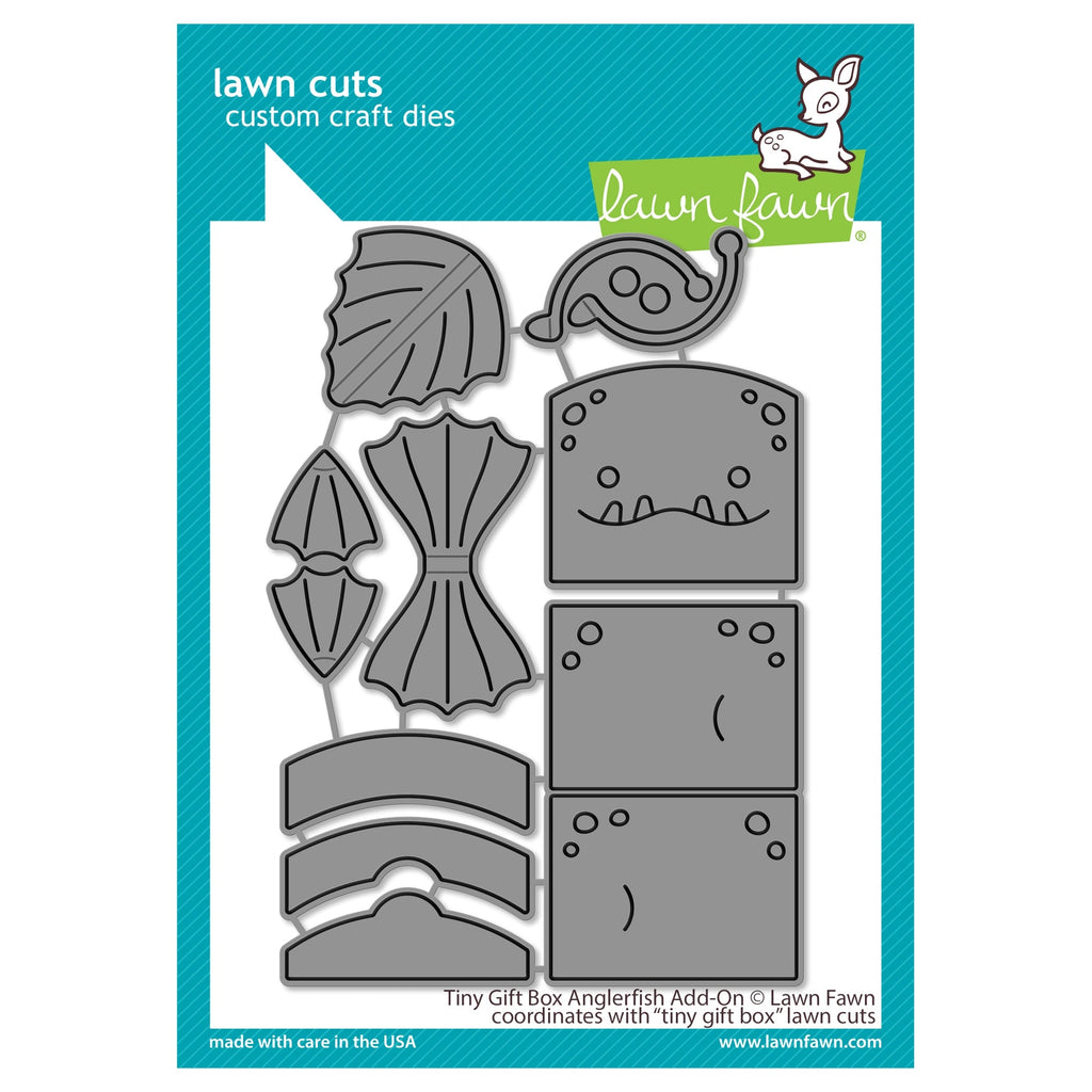 Lawn Fawn Tiny Gift Box Anglerfish Add-On Die lf3184