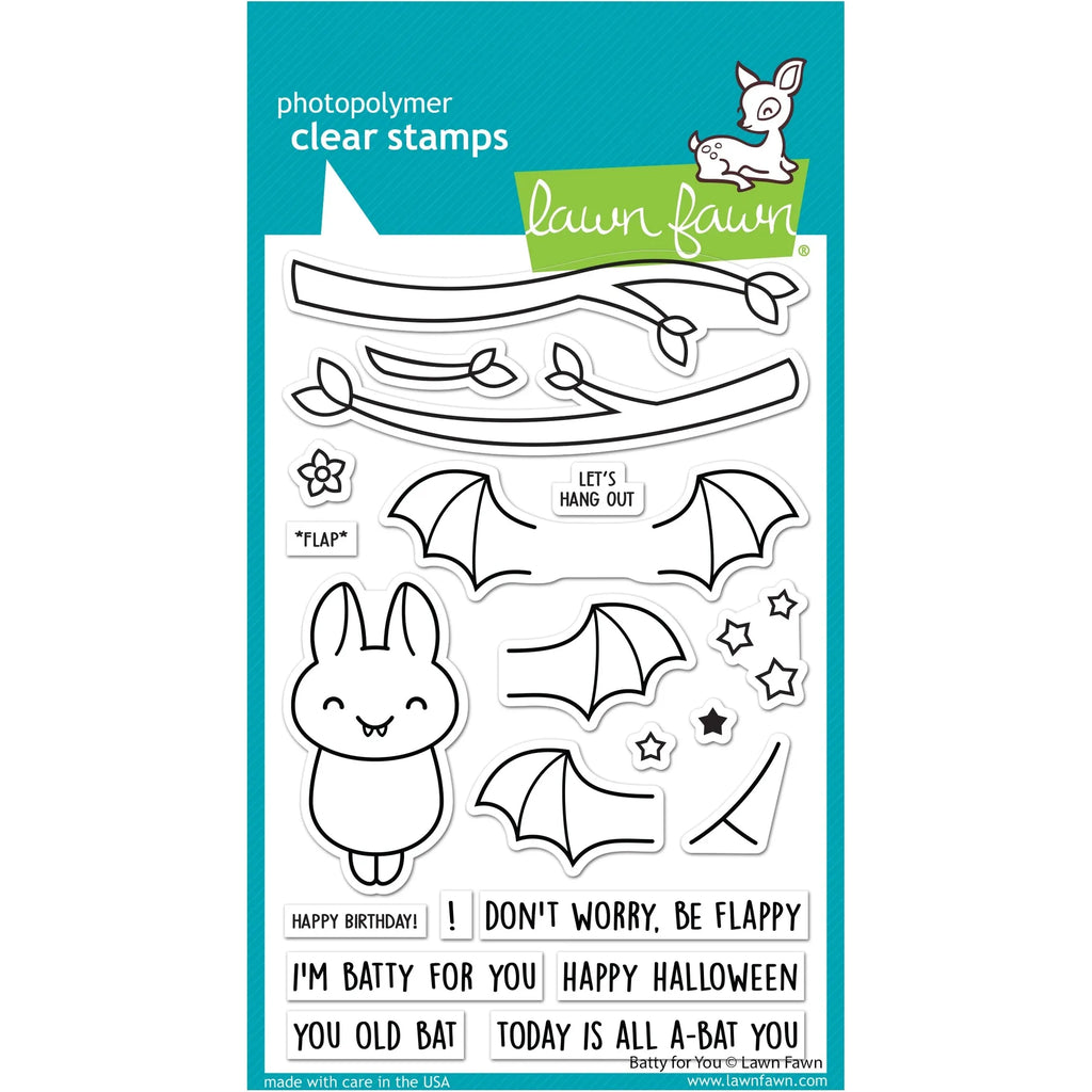 Lawn Fawn Batty for You Clear Stamps lf3217