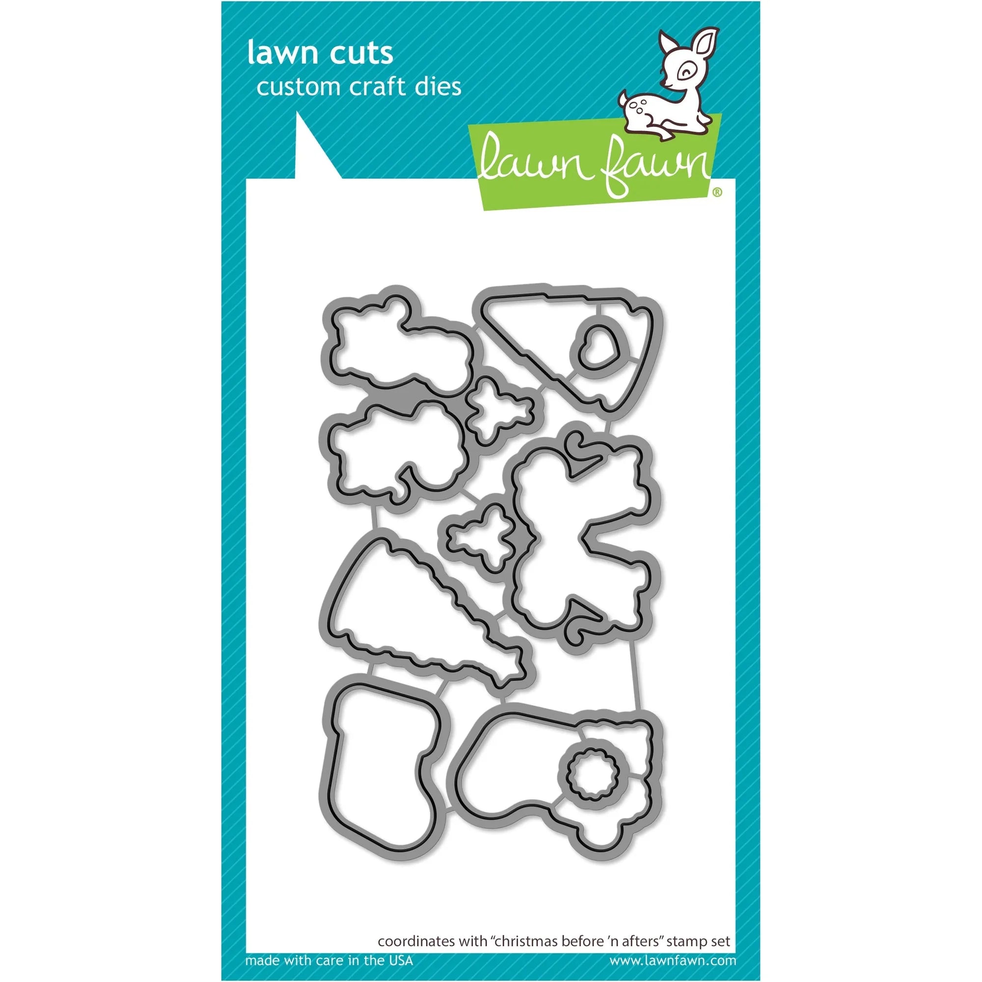 Lawn Fawn Christmas Before 'n Afters Dies lf3224