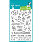 Lawn Fawn Winter Birds Clear Stamps lf3225