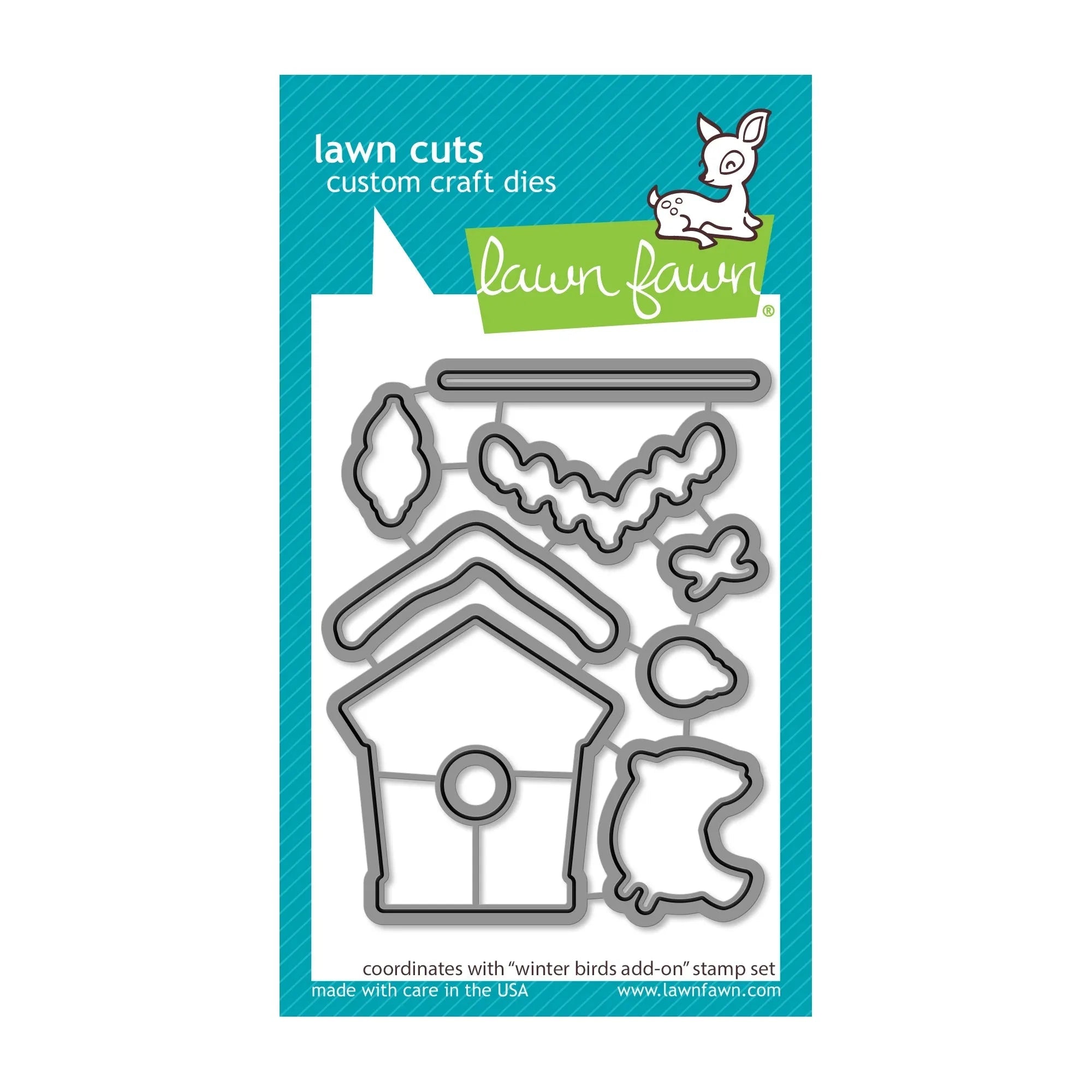 Lawn Fawn Winter Birds Add-On Dies lf3228