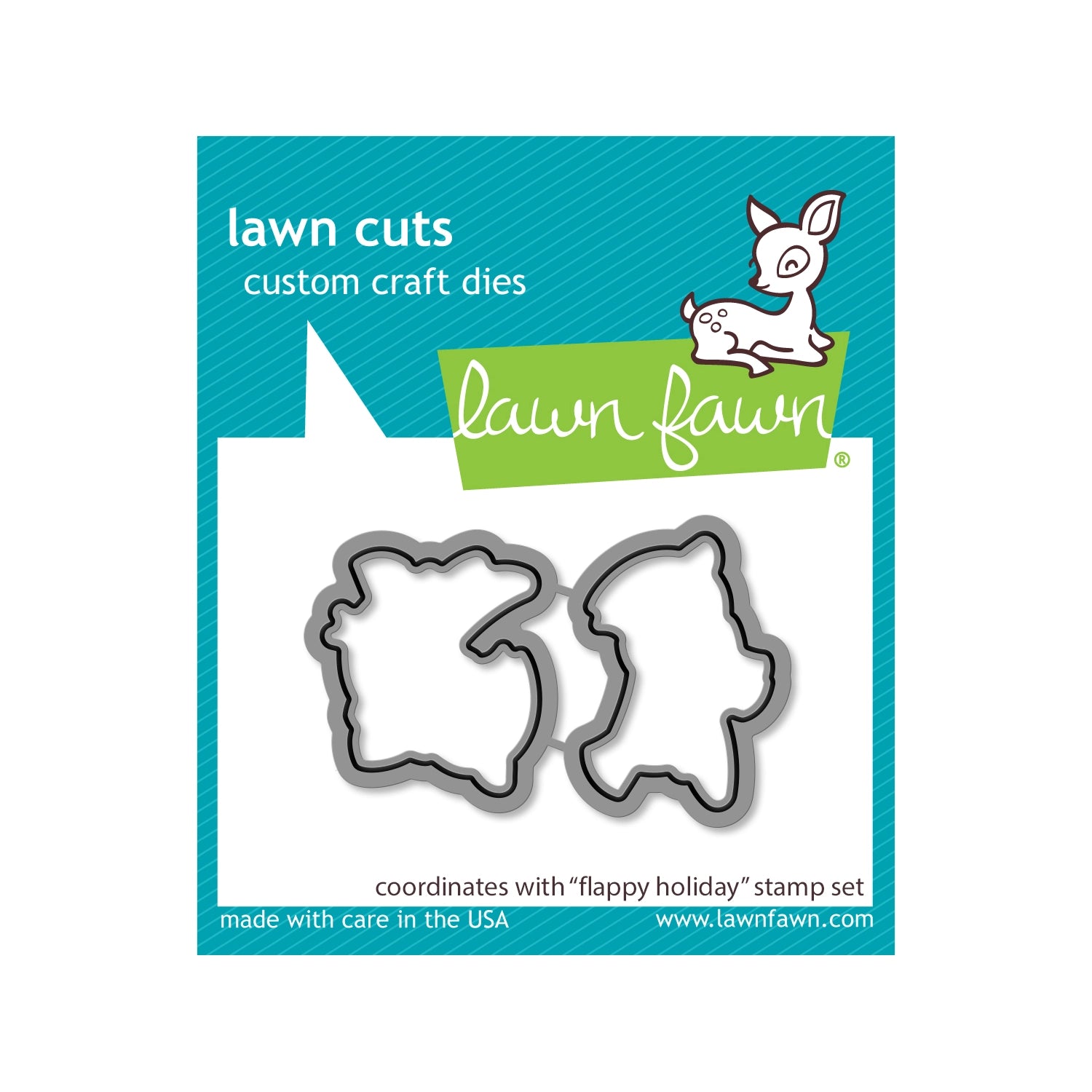 Lawn Fawn Flappy Holidays Dies lf3230