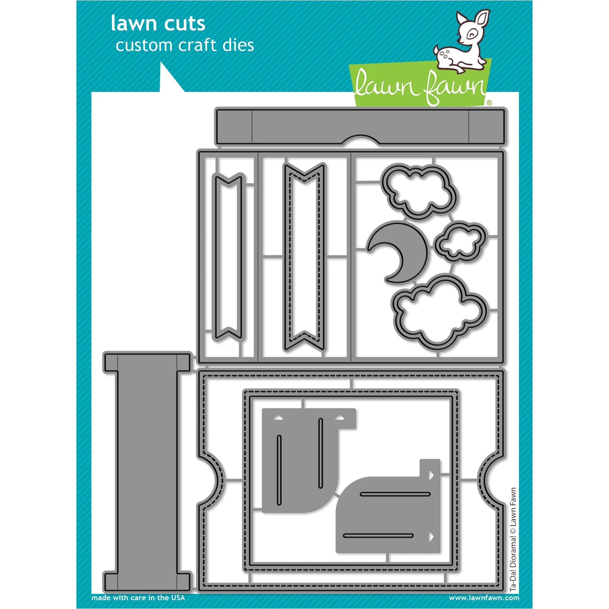 Lawn Fawn Ta-Da! Diorama! Dies lf3240