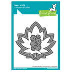 Lawn Fawn Stitched Maple Leaf Frame Dies lf3249