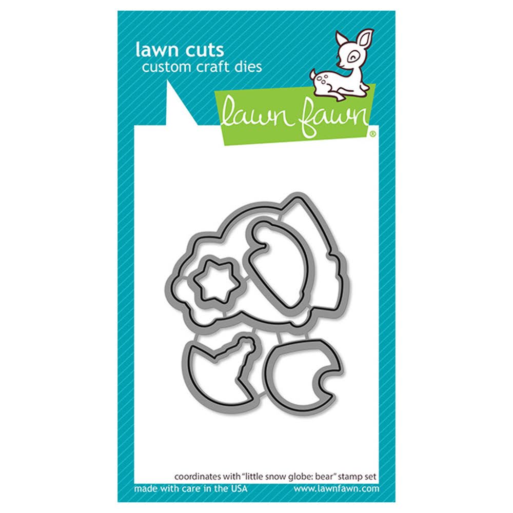 Lawn Fawn Little Snow Globe: Bear Dies lf3275