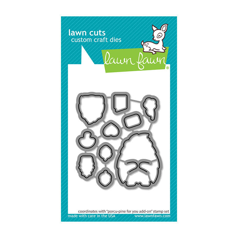 Lawn Fawn Porcu-pine for You Add-On Coordinating Dies lf3302