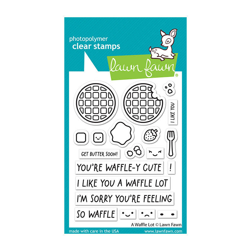 Lawn Fawn A Waffle Lot Clear Stamps lf3303