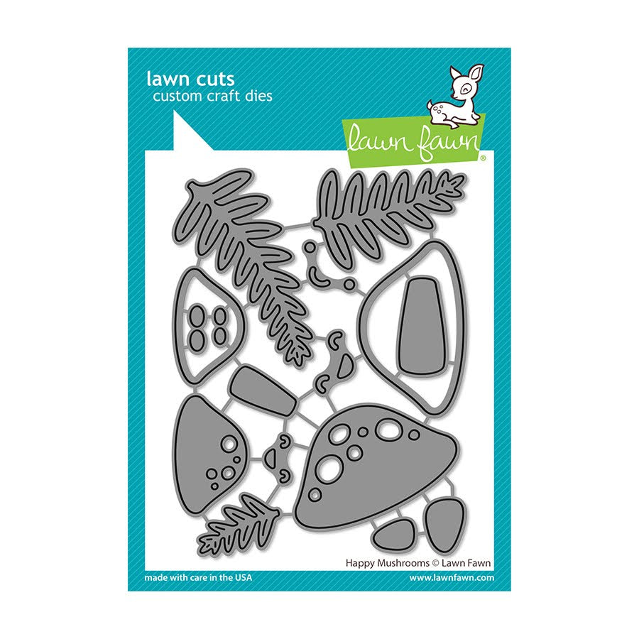 Lawn Fawn Happy Mushrooms Dies lf3315