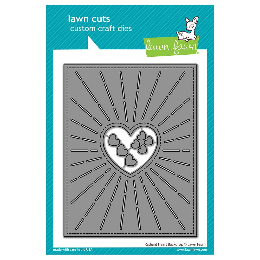 Lawn Fawn Radiant Heart Backdrop Dies lf3320