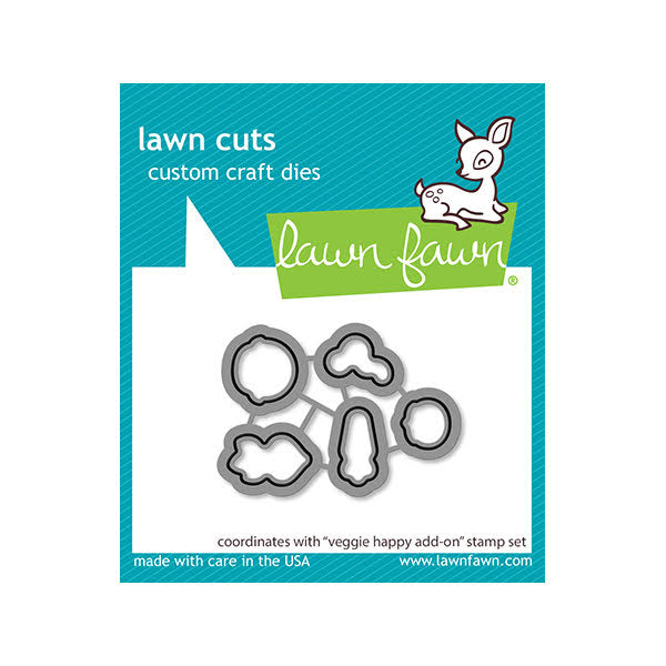 Lawn Fawn Veggie Happy Add-On Coordinating Dies lf3343