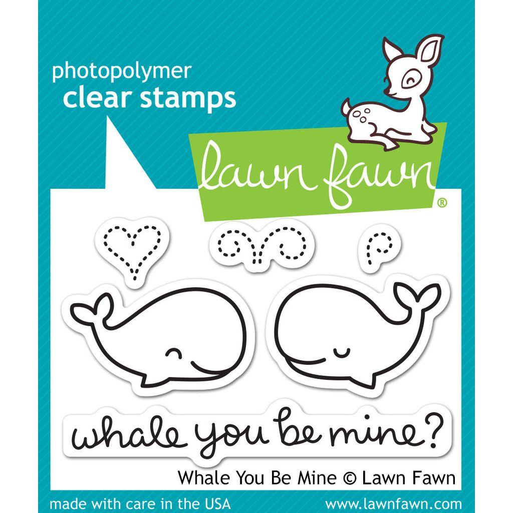 Lawn Fawn Whale You Be Mine Clear Stamps lf791