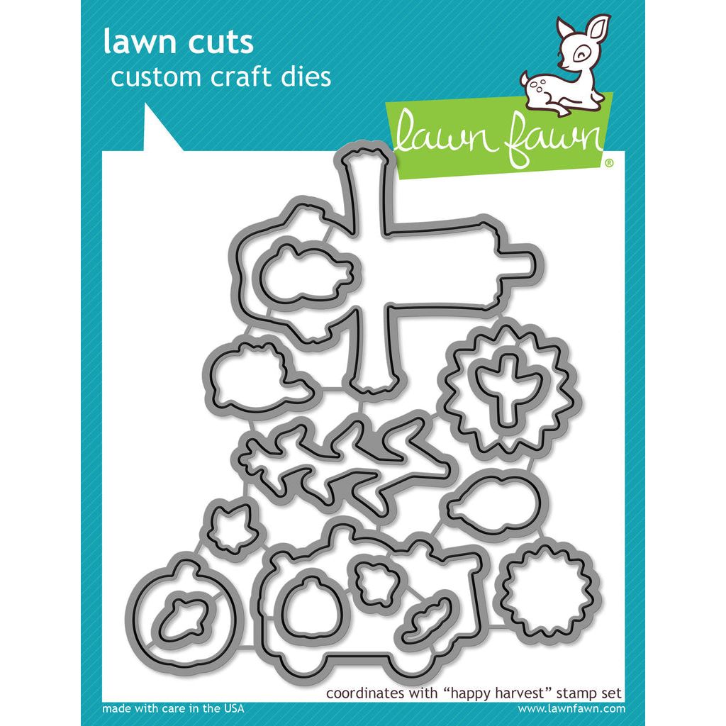 Lawn Fawn Happy Harvest Lawn Cuts Dies lf972
