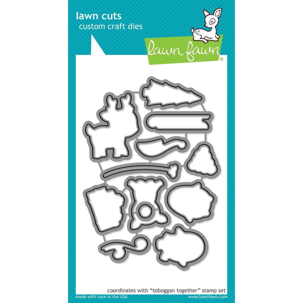 Lawn Fawn Toboggan Together Lawn Cuts Dies lf977