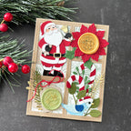 S4-1292 Spellbinders Christmas Bird Poinsettia Etched Dies santa | color-code:ALT01