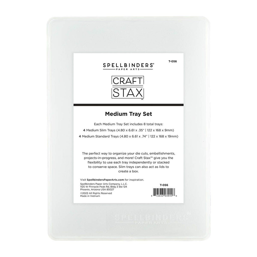 t-056 Spellbinders Craft Stax Medium Tray Set