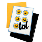 CZ Design Lol + Emoji Wafer Dies czd269c Happy Camper LOL Card | color-code:ALT03