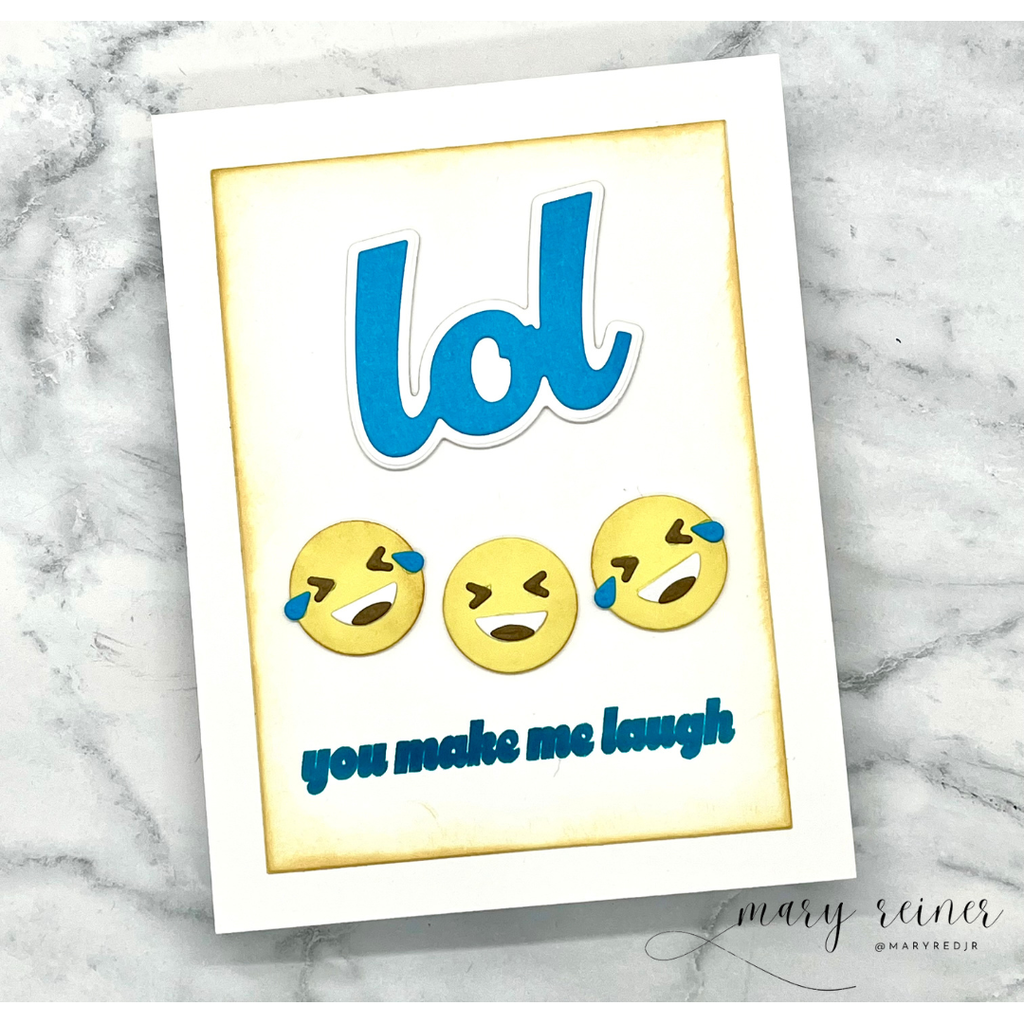 CZ Design LOL Wafer Dies czd268c Happy Camper LOL Card