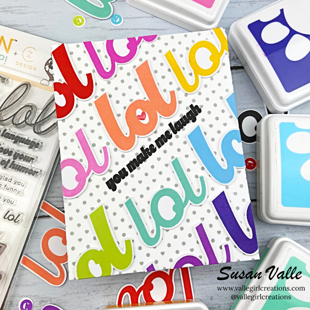 CZ Design LOL Wafer Dies czd268c Happy Camper LOL Card | color-code:ALT03