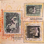 Paper Artsy Lynne Perrella Cling Stamps lpc070 aged to perfection