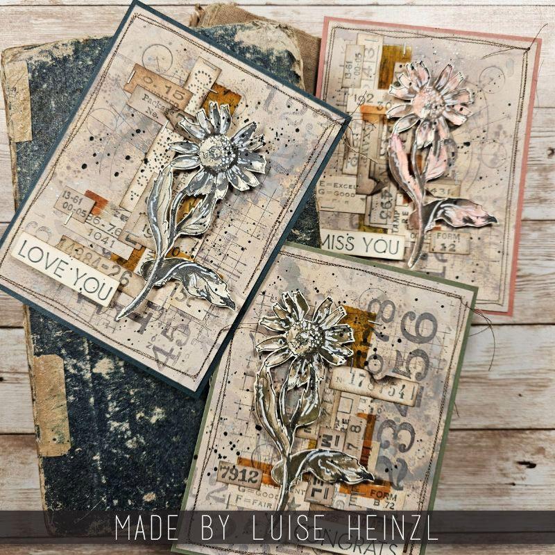 Tim Holtz Embroidery Stamps with Simon Says Stamp Dies Bundle setem24