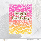Altenew Versatile Greetings 2 Hot Foil Plates ALT7954 birthday