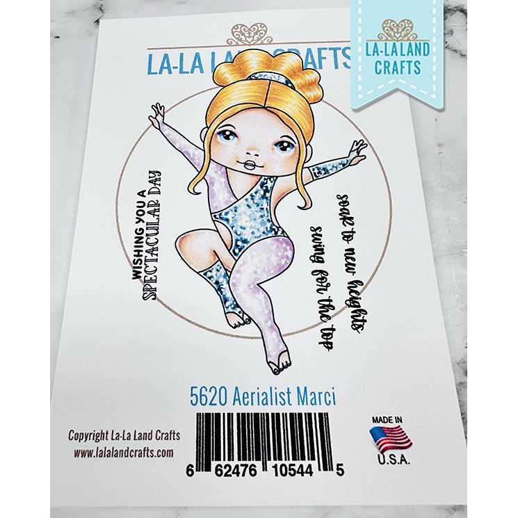 La-La Land Crafts Aerialist Marci Cling Stamp 5620