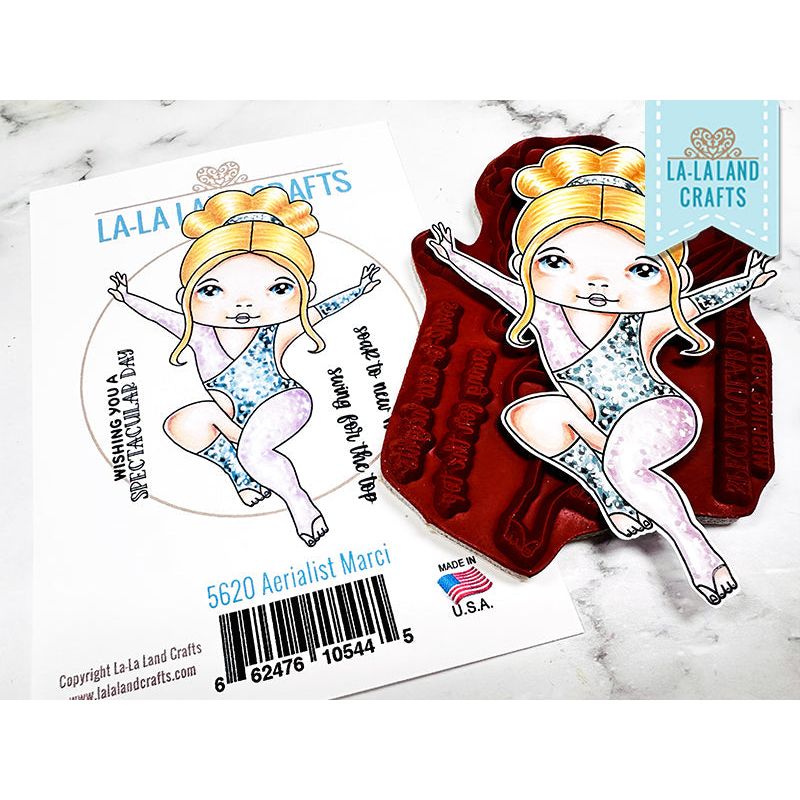 La-La Land Crafts Aerialist Marci Cling Stamp 5620 product image