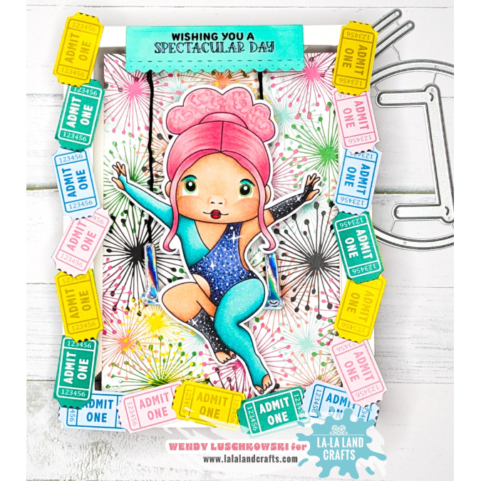 La-La Land Crafts Aerialist Marci Cling Stamp 5620 tickets