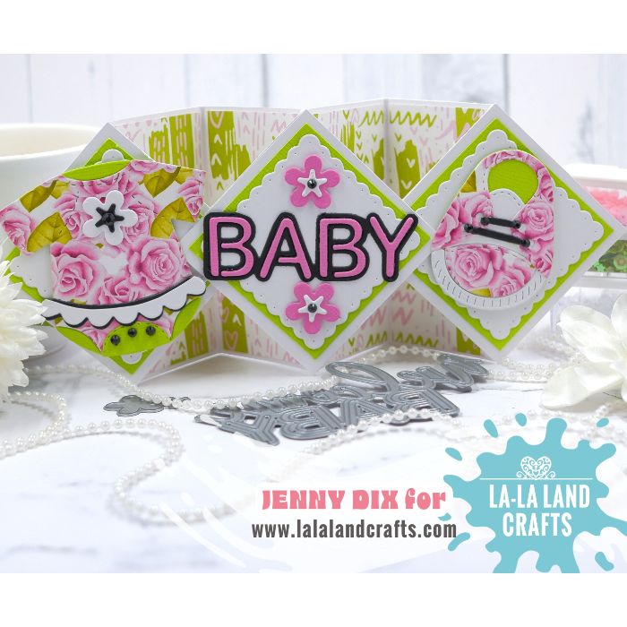 La-La Land Crafts Baby Shoe Dies 8516 pink