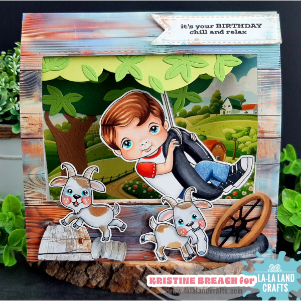 La-La Land Crafts Backyard Elements Dies 8860 swing