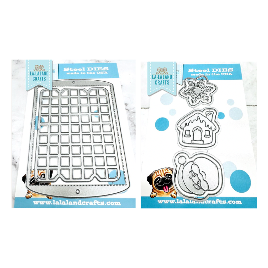 La-La Land Crafts Baking Sheet and Christmas Cookies Die Set