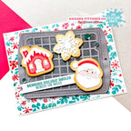 La-La Land Crafts Baking Sheet and Christmas Cookies Die Set cookies
