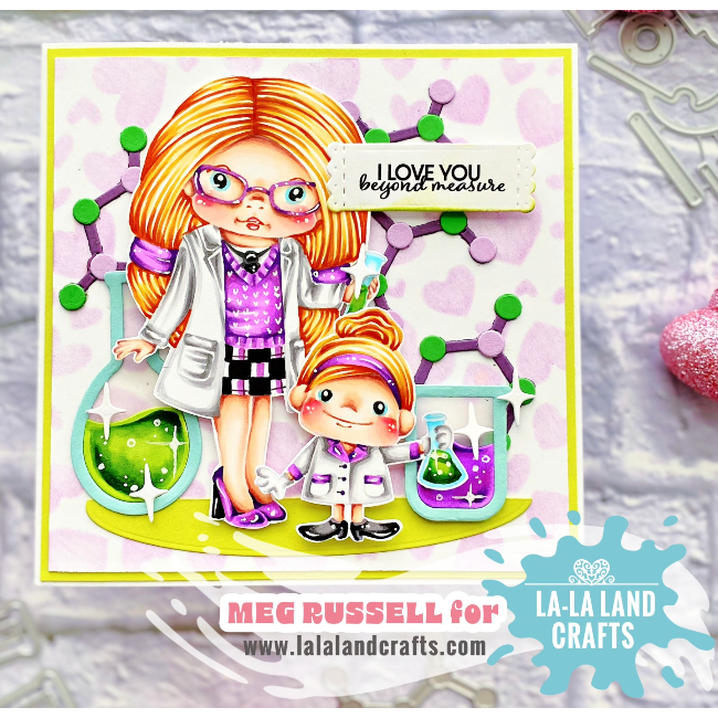 La-La Land Crafts Beakers Dies 8917 love you