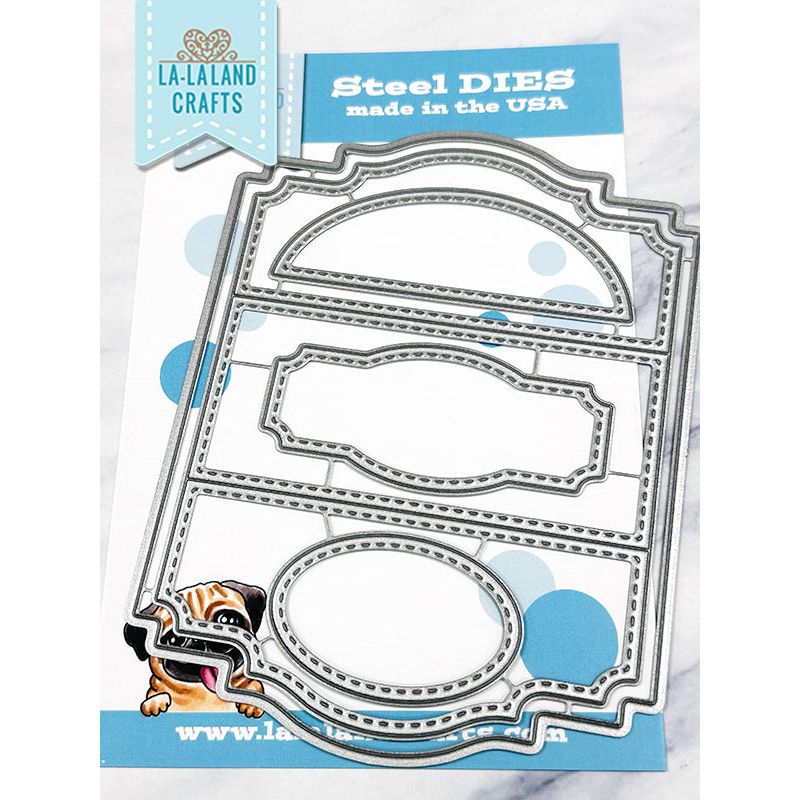 La-La Land Crafts Bookplate Die Dies 8923