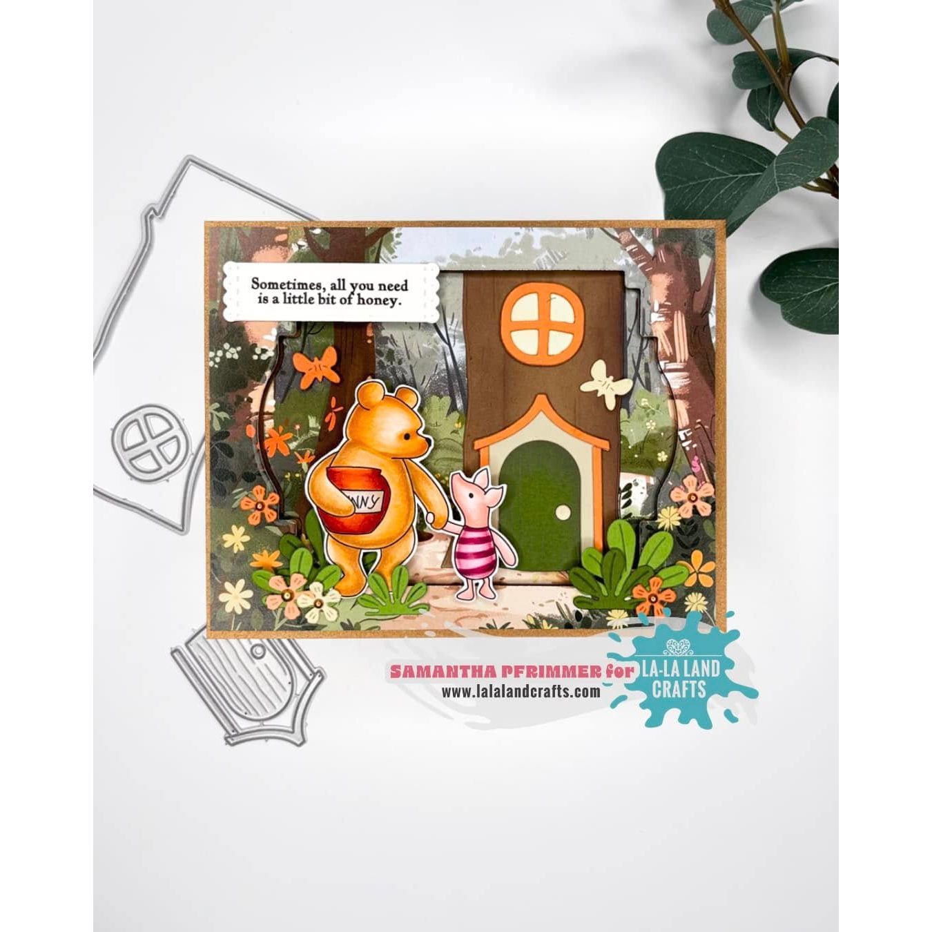 La-La Land Crafts Bookplate Die Dies 8923 butterflies