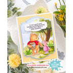 La-La Land Crafts Bookplate Die Dies 8923 take a walk