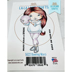 La-La Land Crafts Bowling Marci Cling Stamp 5622