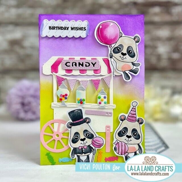 La-La Land Crafts Candy Cart Dies 8798 candy
