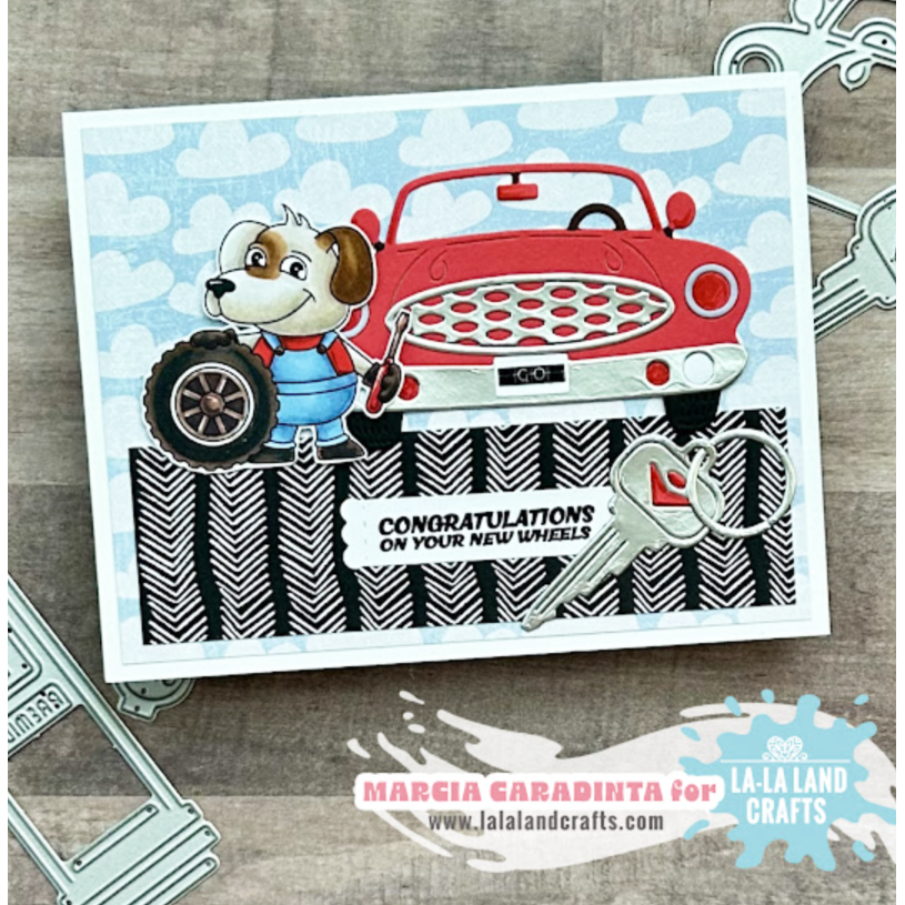 La-La Land Crafts Car Key Dies 8972 congrats