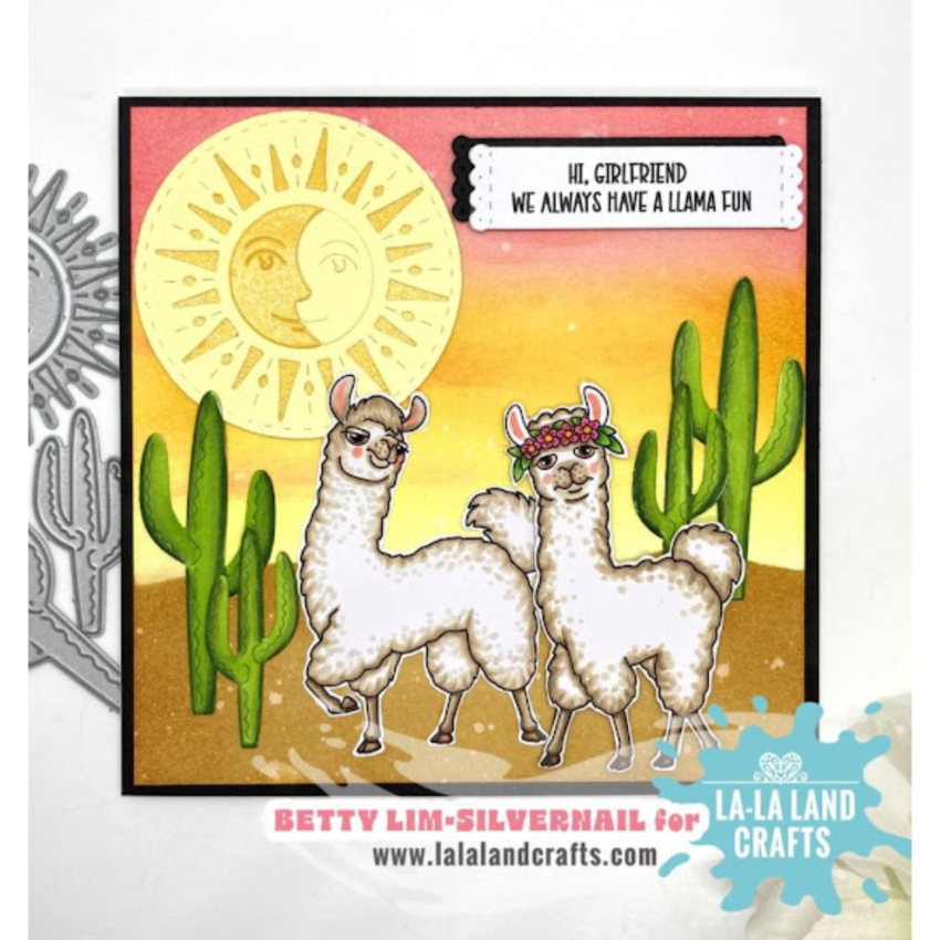 La-La Land Crafts Celestial Sun Dies 8946 cactus