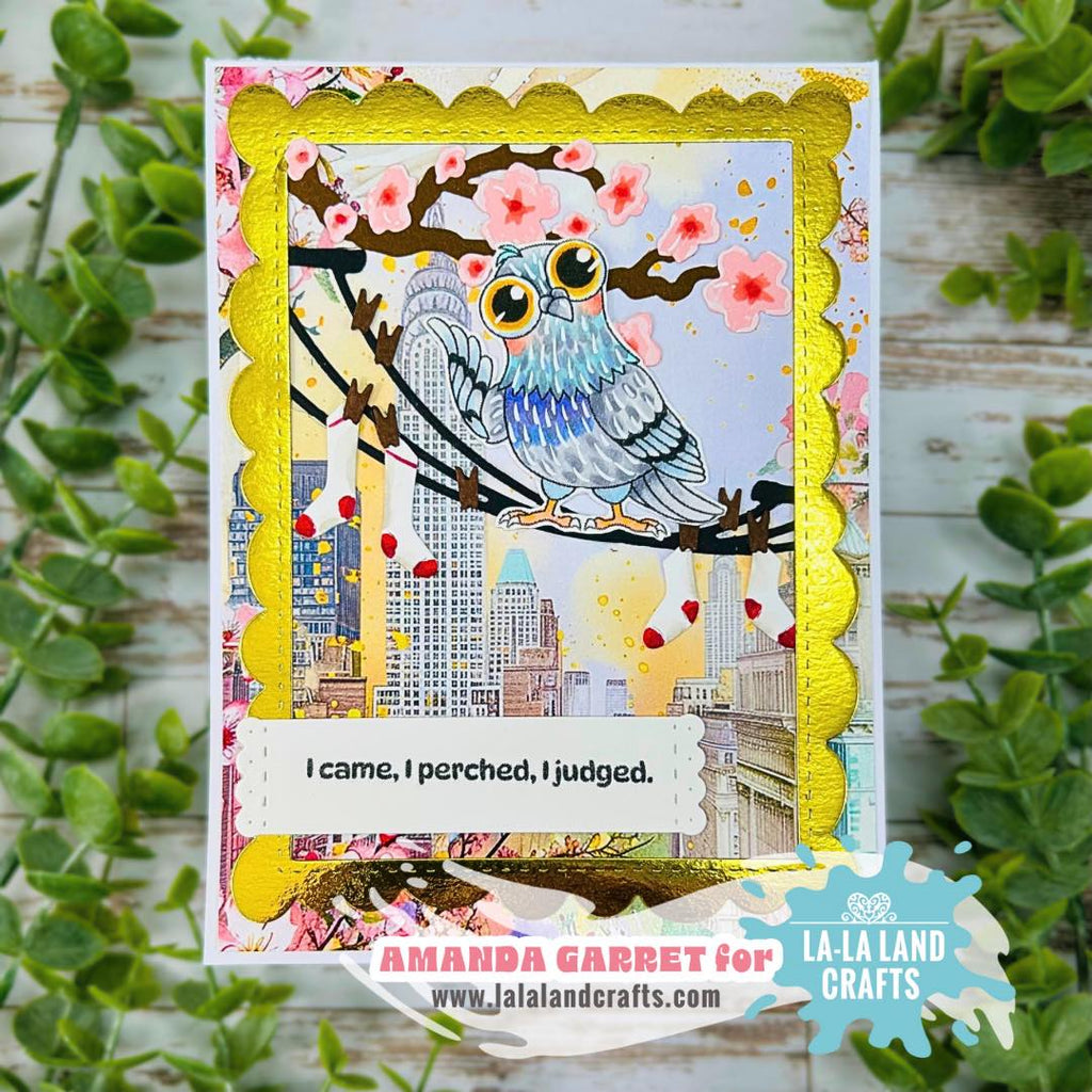 La-La Land Crafts Cherry Blossom Branches Dies 8940 pigeon