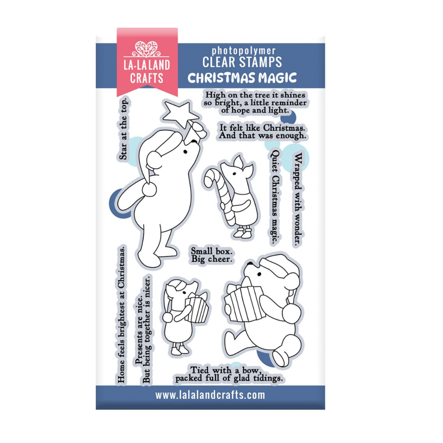 La-La Land Crafts Christmas Magic Clear Stamps cl195