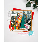 La-La Land Crafts Christmas Magic Clear Stamps cl195 trees