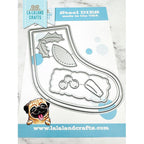 La-La Land Crafts Christmas Stocking Dies 8898