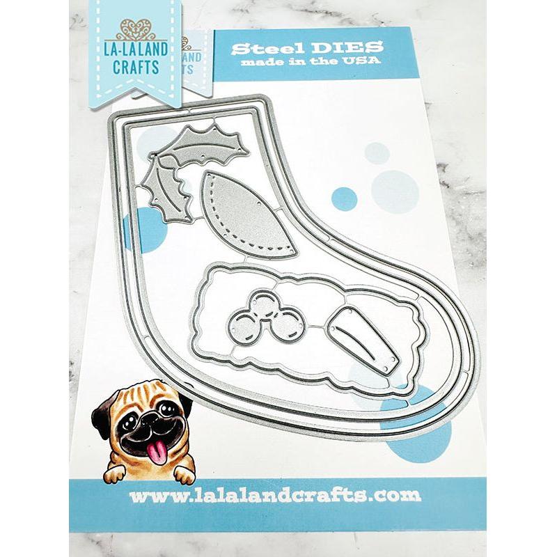 La-La Land Crafts Christmas Stocking Dies 8898