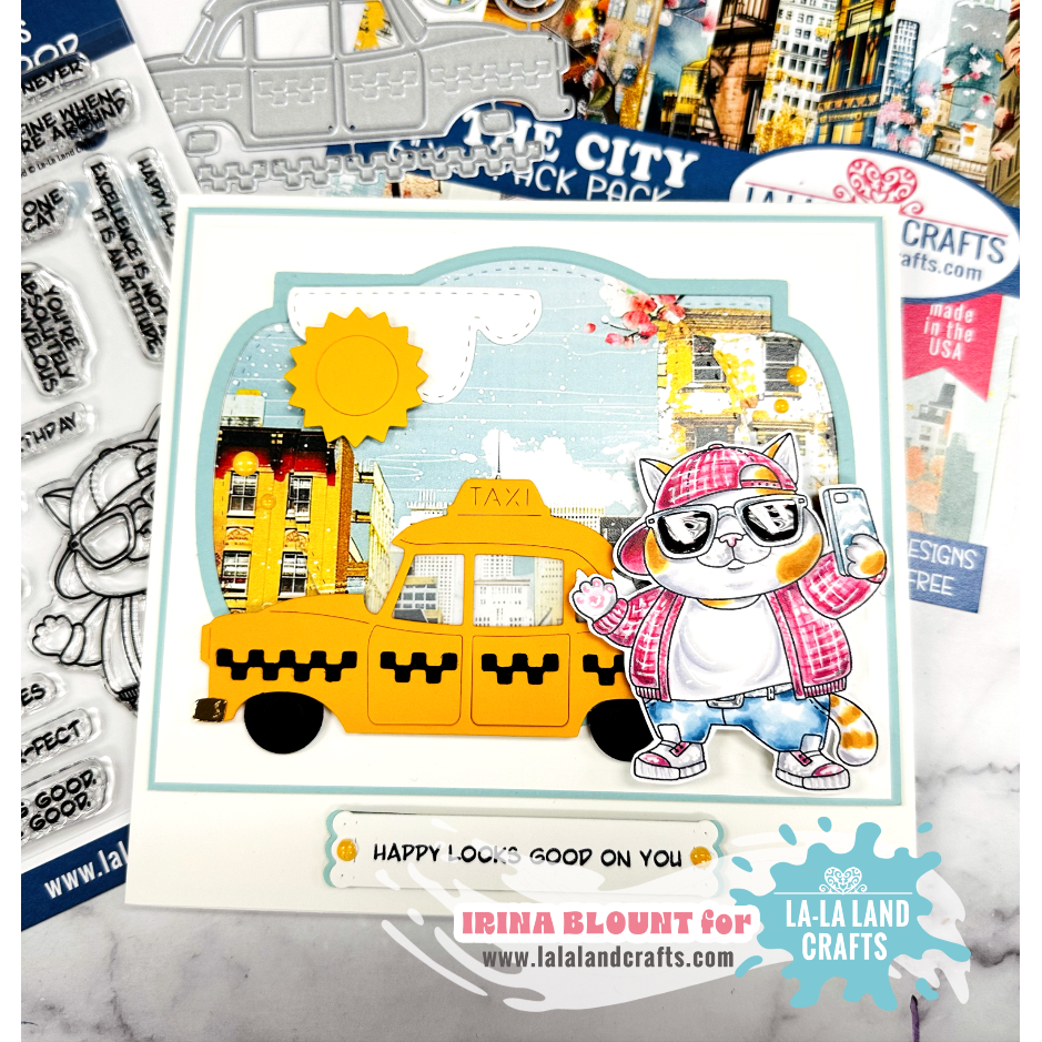 La-La Land Crafts Color Me Enamel Dots ed001 taxi cab