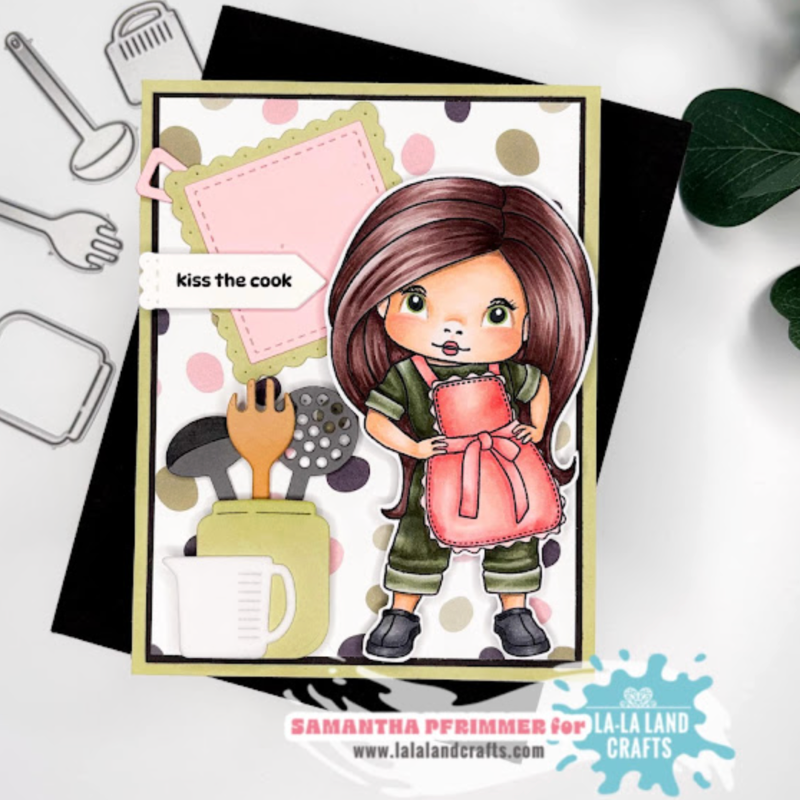 La-La Land Crafts Cooking Utensils Dies 8982 kiss the cook